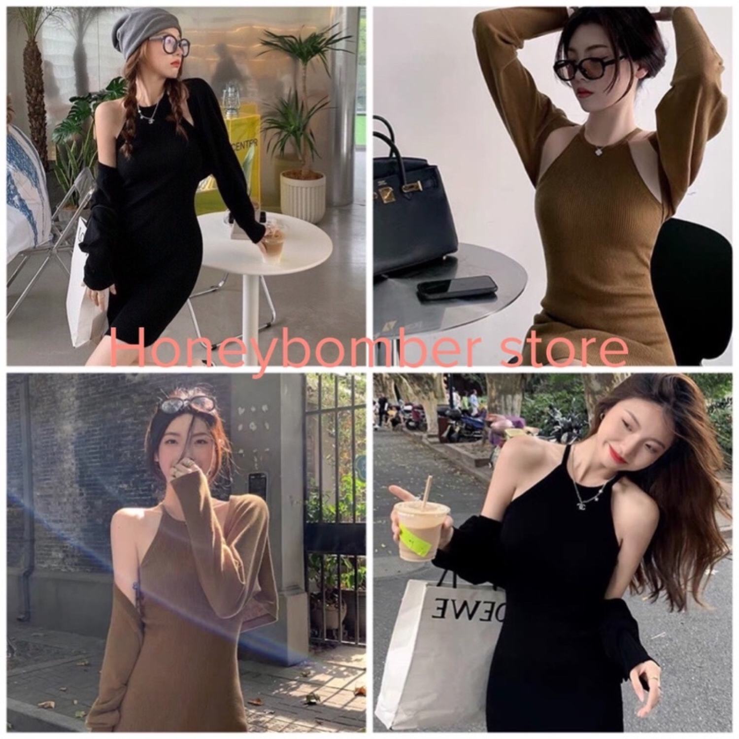 Set váy Ulzzang Váy boddy 2 dây kèm áo khoác dễ thương 🌸