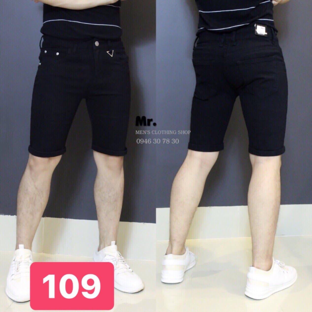 Quần sọt jean nam thời trang sunnyfashion cao cấp m014