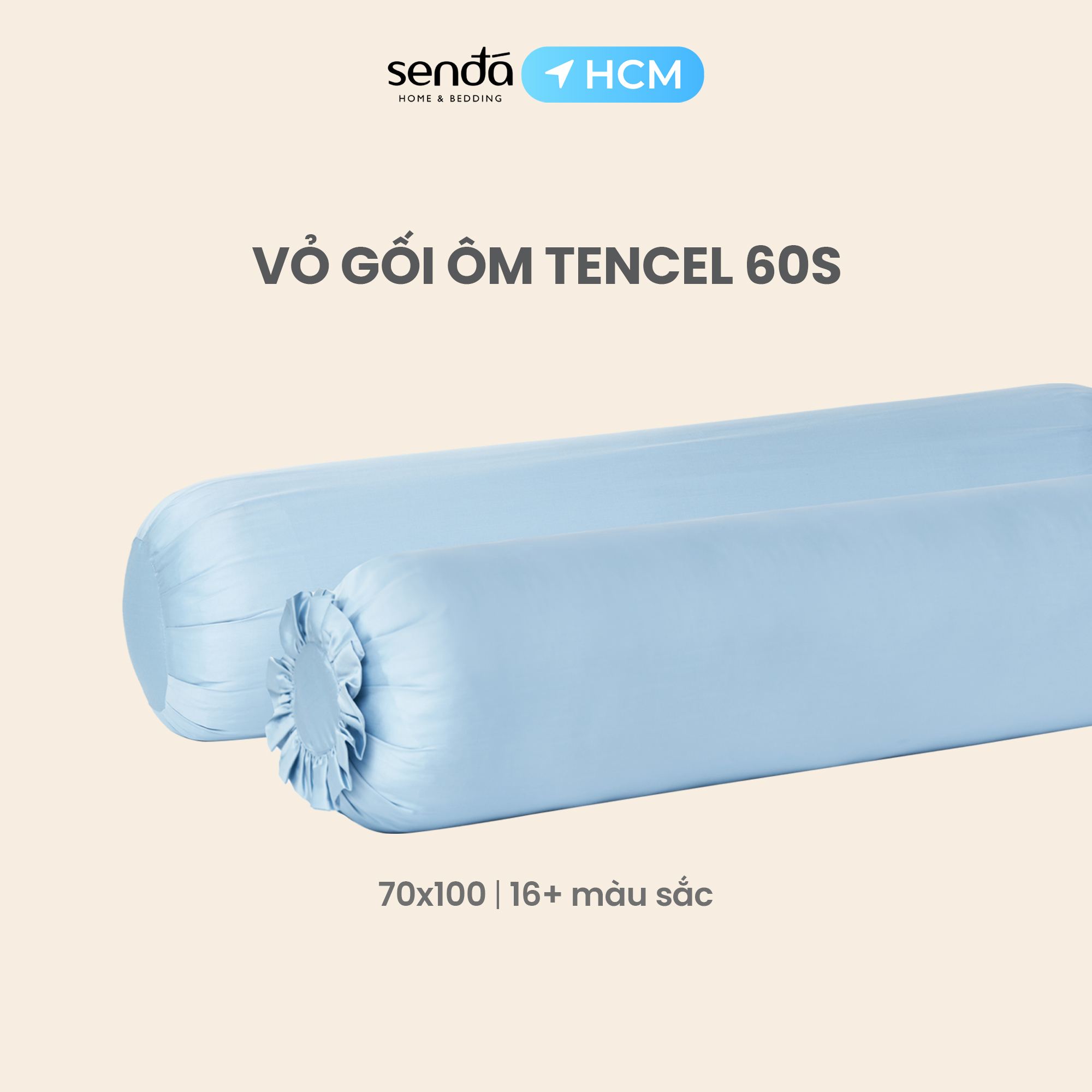 Vỏ gối ôm Lụa Tencel Sen Đá Bedding 70x100 35x100cm cao cấp trơn màu, bao áo gối ôm người lớn có dây kéo khóa