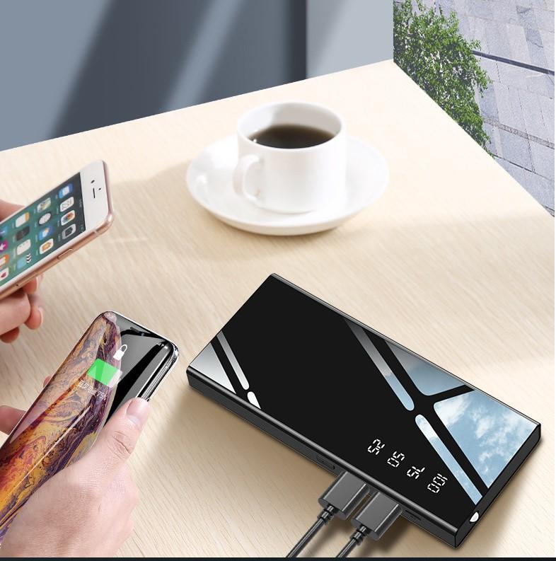Sạc dự phòng thông minh , sạc dự phòng tiện lợi , sạc dự phòng 2 cổng sạc nhanh cho tất cả các loại máy Sạc dự phòng 12000mAh , sạc dự phòng giá rẻ