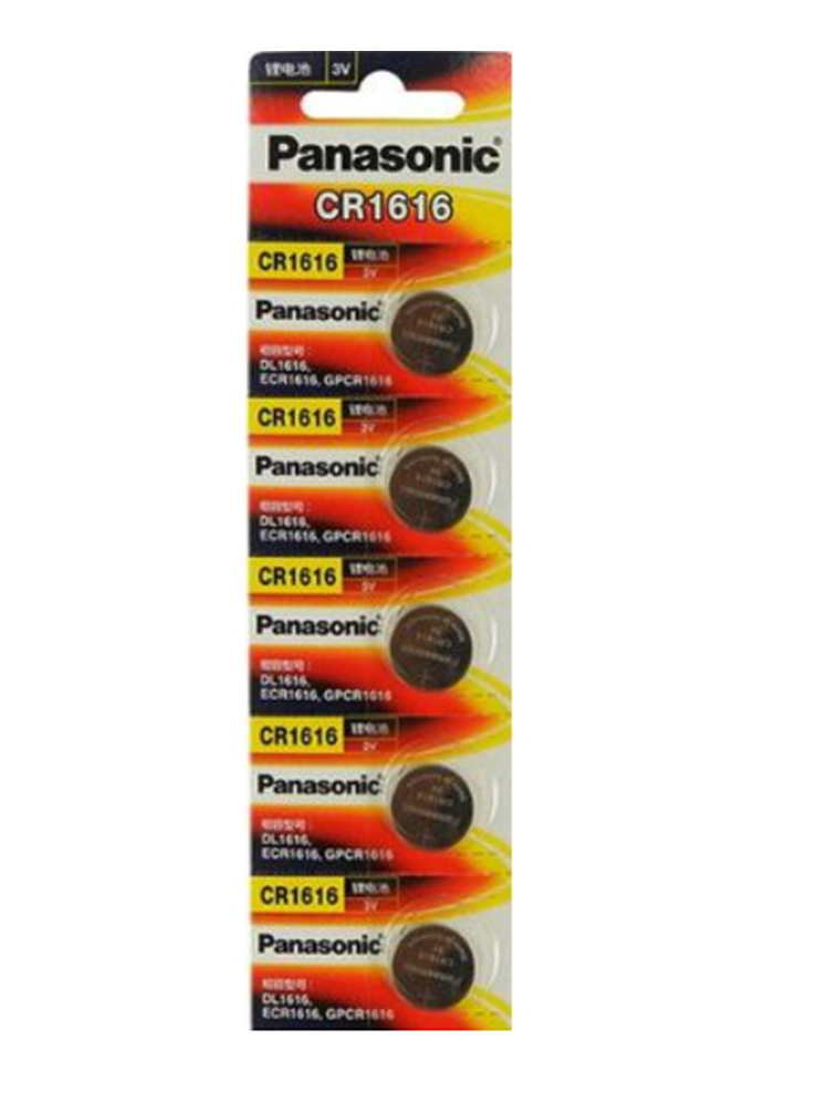 [HCM]Pin cr1616 panasonic vỉ 5 viên