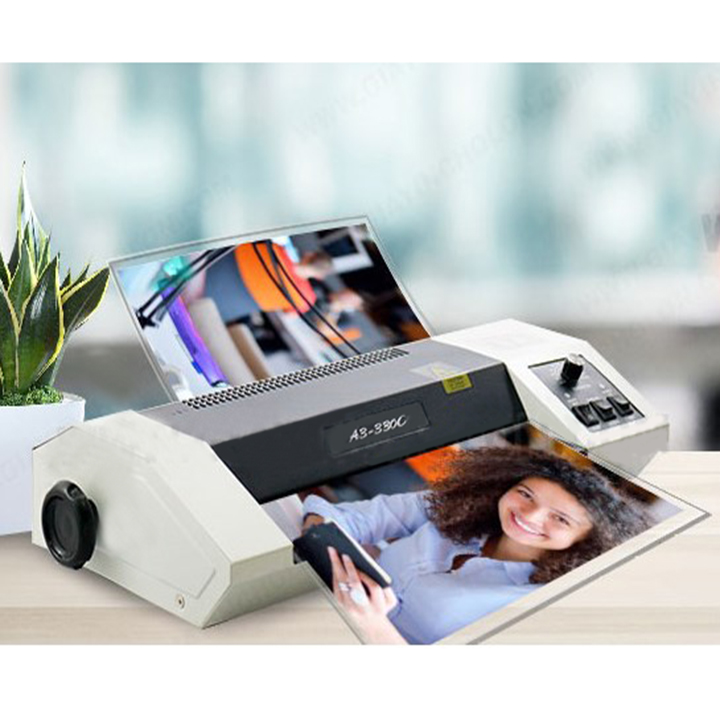 Máy ép nhựa plastic BOSSER A3-330C-ép khổ rộng lên đến A3, ép nhanh cực kỳ đẹp, chuyên làm dịch vụ