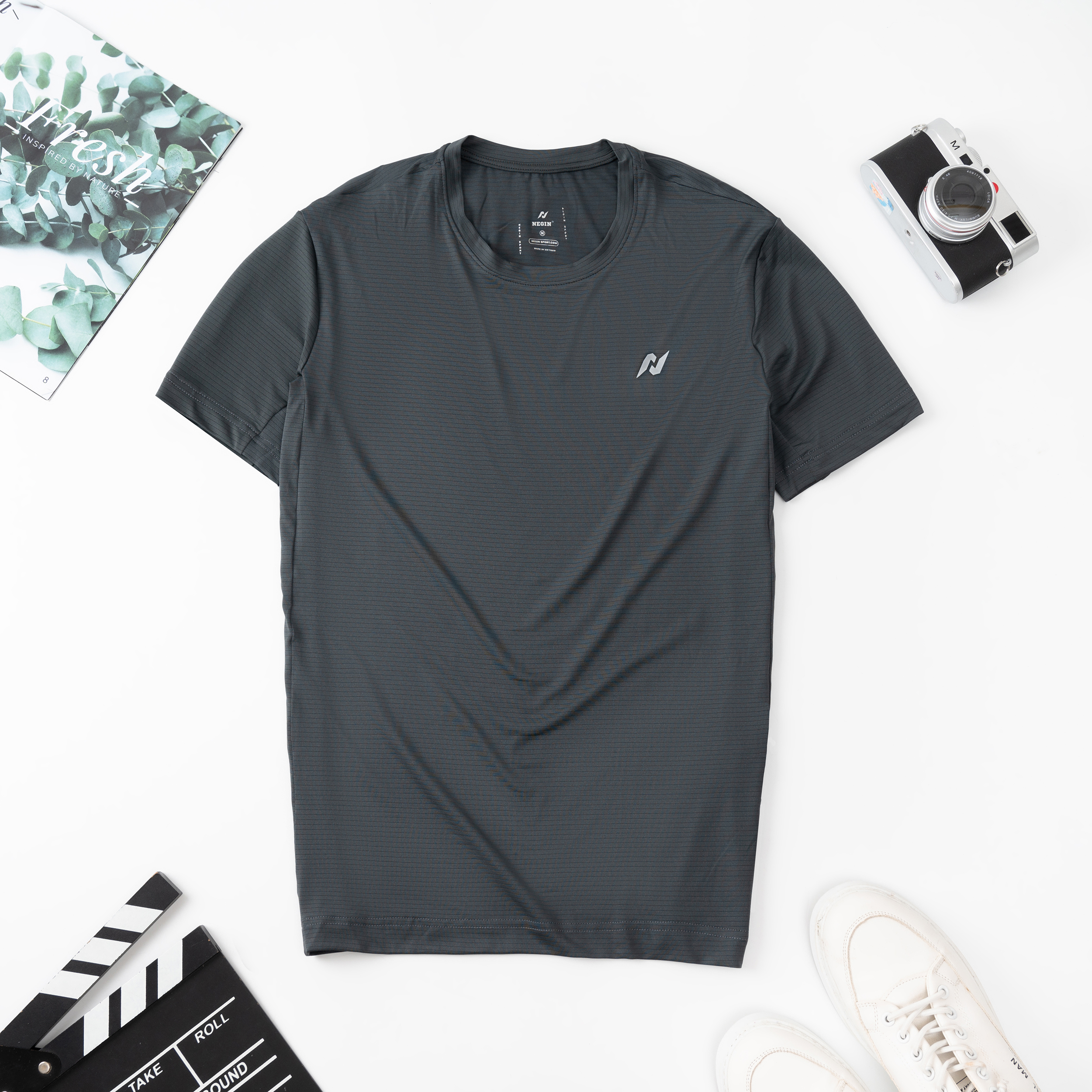 Áo T-Shirt Nam Neginsport - Áo thun nam from rộng - Áo thun nam có cổ - Áo thun nam cổ tròn - Áo thun nam trung niên - Áo thun nam đẹp đi chơi - Áo thun nam unisex - Áo thun nam cao cấp - AN0070M