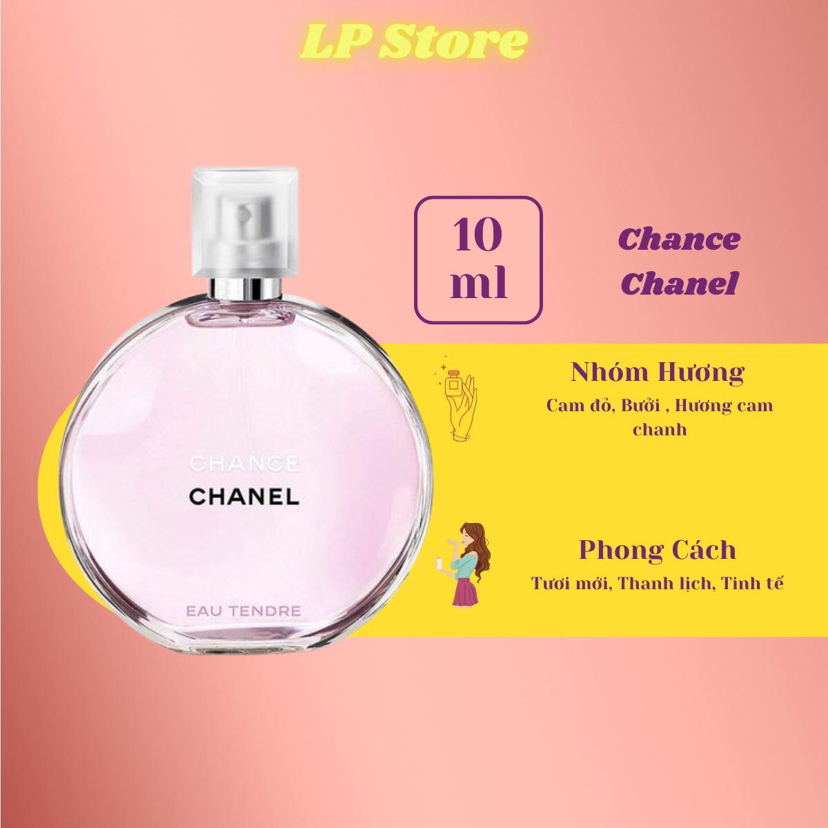 Nước hoa chiết Chance Chanel Eau Tendre
