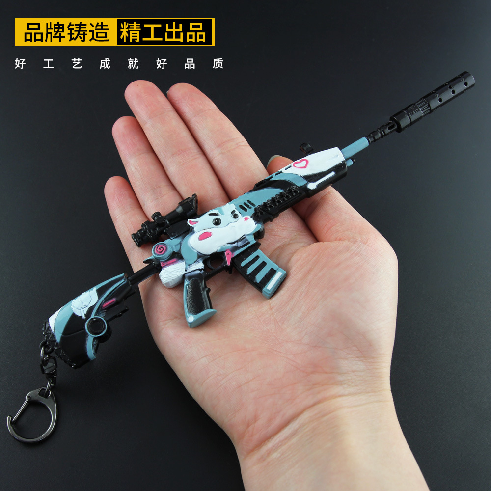 Mô hình M416 Hamster cực chất móc khóa PUBG trưng bày pupg
