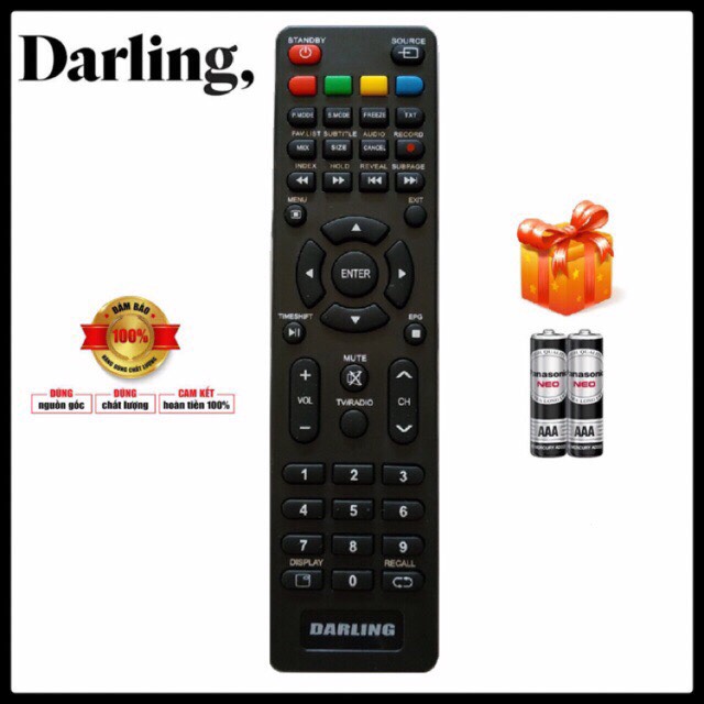 Điều khiển ti vi smart darling