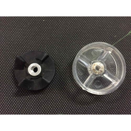 Phụ kiện máy xay : Combo vấu gắn cối xay + vấu gắn động cơ máy xay sinh tố ( 4 răng màu trắng đen)