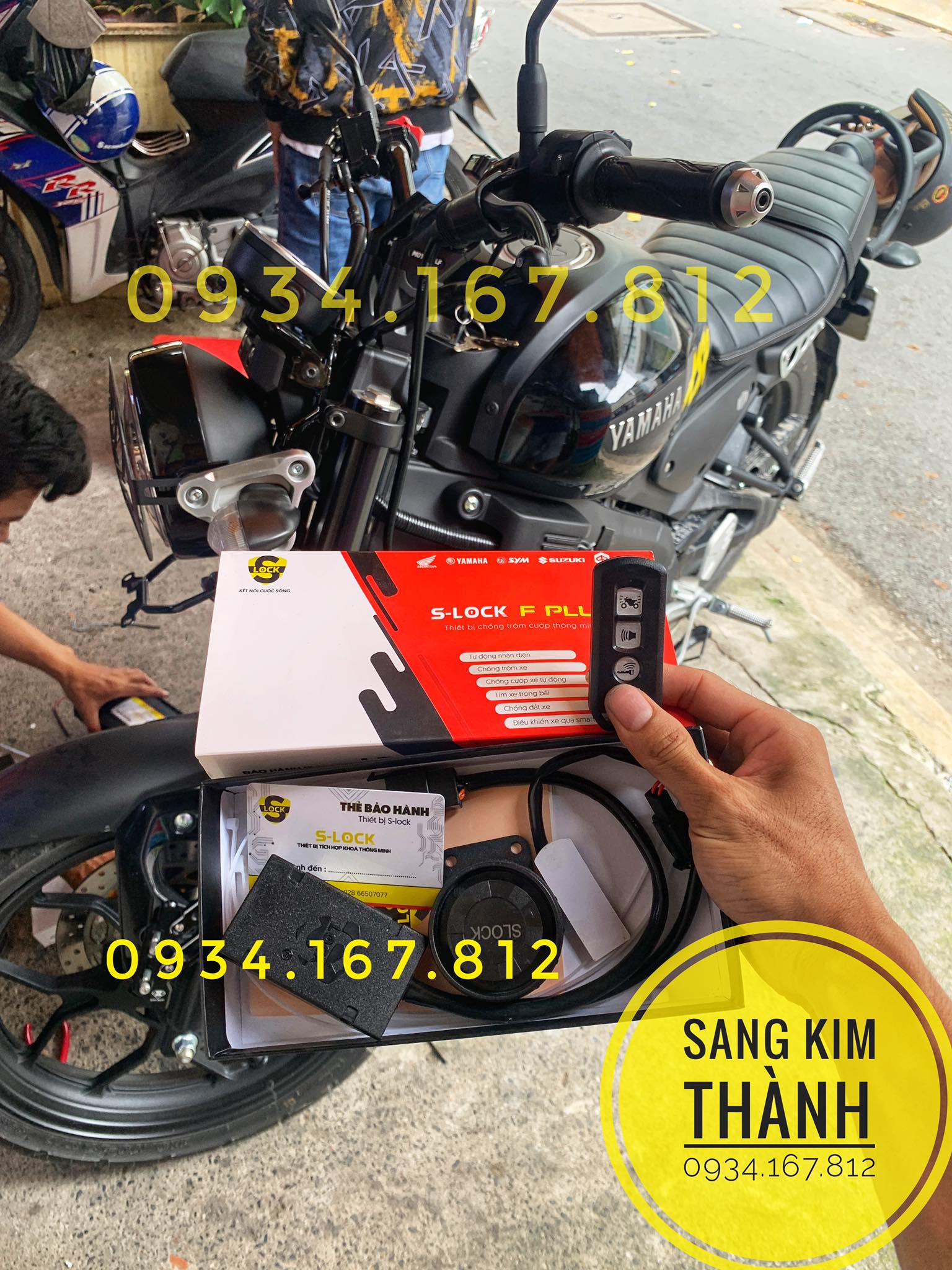 Khoá chống trộm xe xsr 155 cao cấp v4.0 - toàn bộ 100% giắc cắm