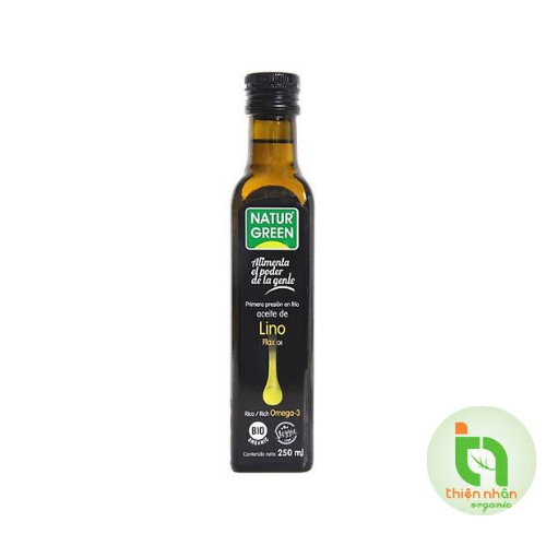 Natur Green - Dầu hạt lanh hữu cơ Natur Green 250ml