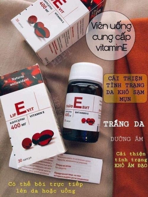 Vitamin E đỏ nga - Vitamin e đỏ 400g hàng nội địa nga
