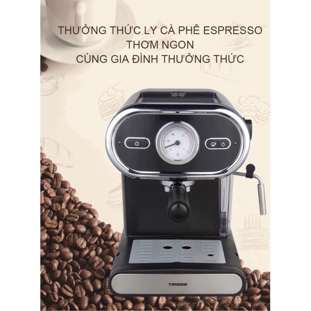 Máy pha cà phê espresso tiross ts6211