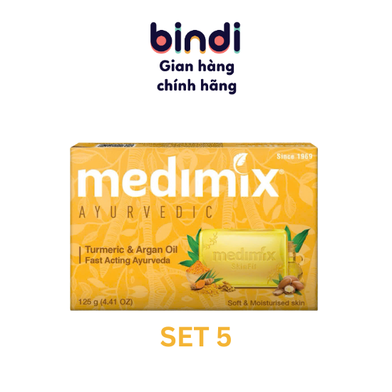  Xà Phòng Medimix Nghệ & Dầu Argan 125g 