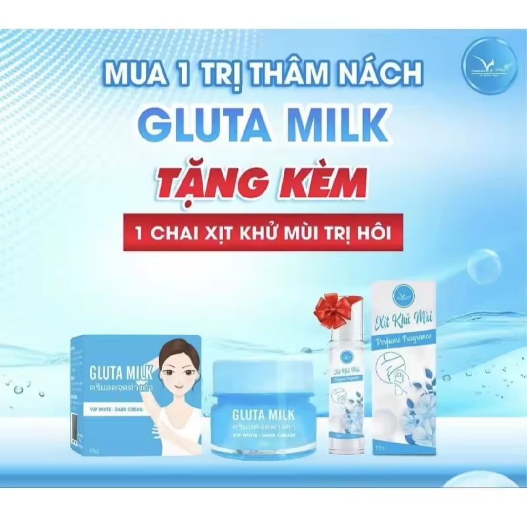 Kem Thâm Nách Gluta Milk Chính Hãng