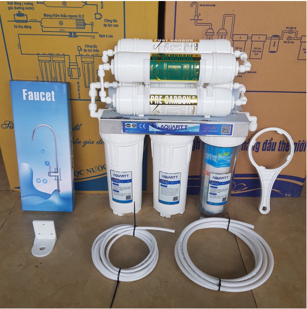 MÁY LỌC NƯỚC TINH KHIẾT CÔNG NGHỆ UF 7 CẤP AQUAFITT KHÔNG DÙNG ĐIỆN