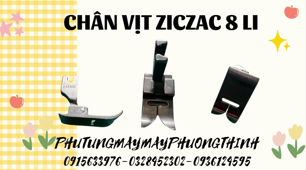Chân vịt ziczac 8 li