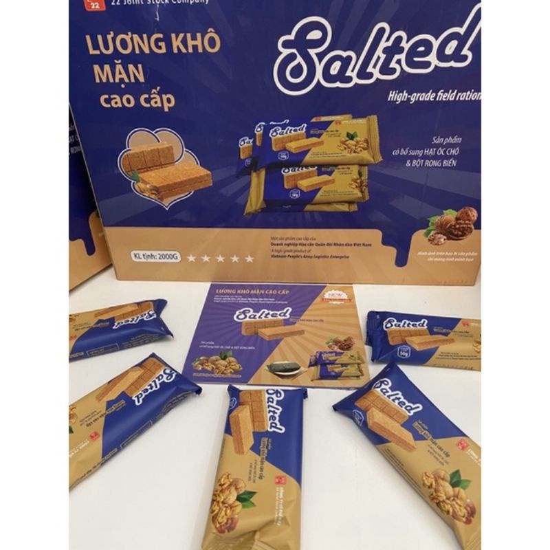 Lương khô mặn Salted 1 hộp 2kg