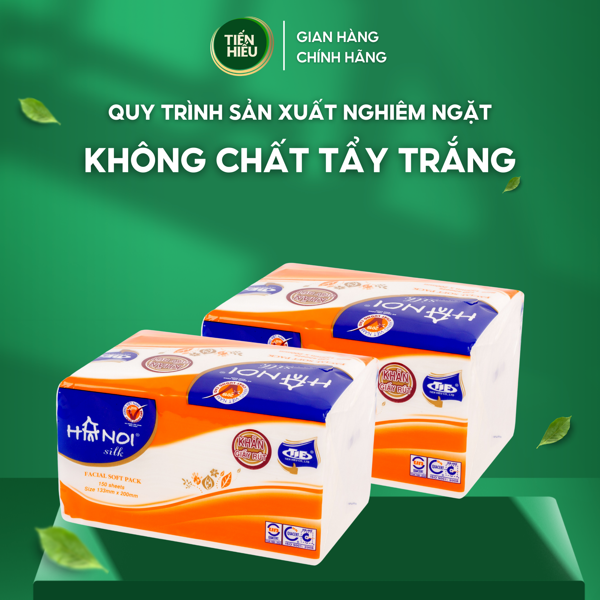 Giấy Ăn Rút Hà Nội Silk 150 Tờ x 3 Lớp Giá Mềm, Khăn Giấy 100% Gỗ Tự Nhiên Mềm Mại Bền Dai An Toàn Cho Bé