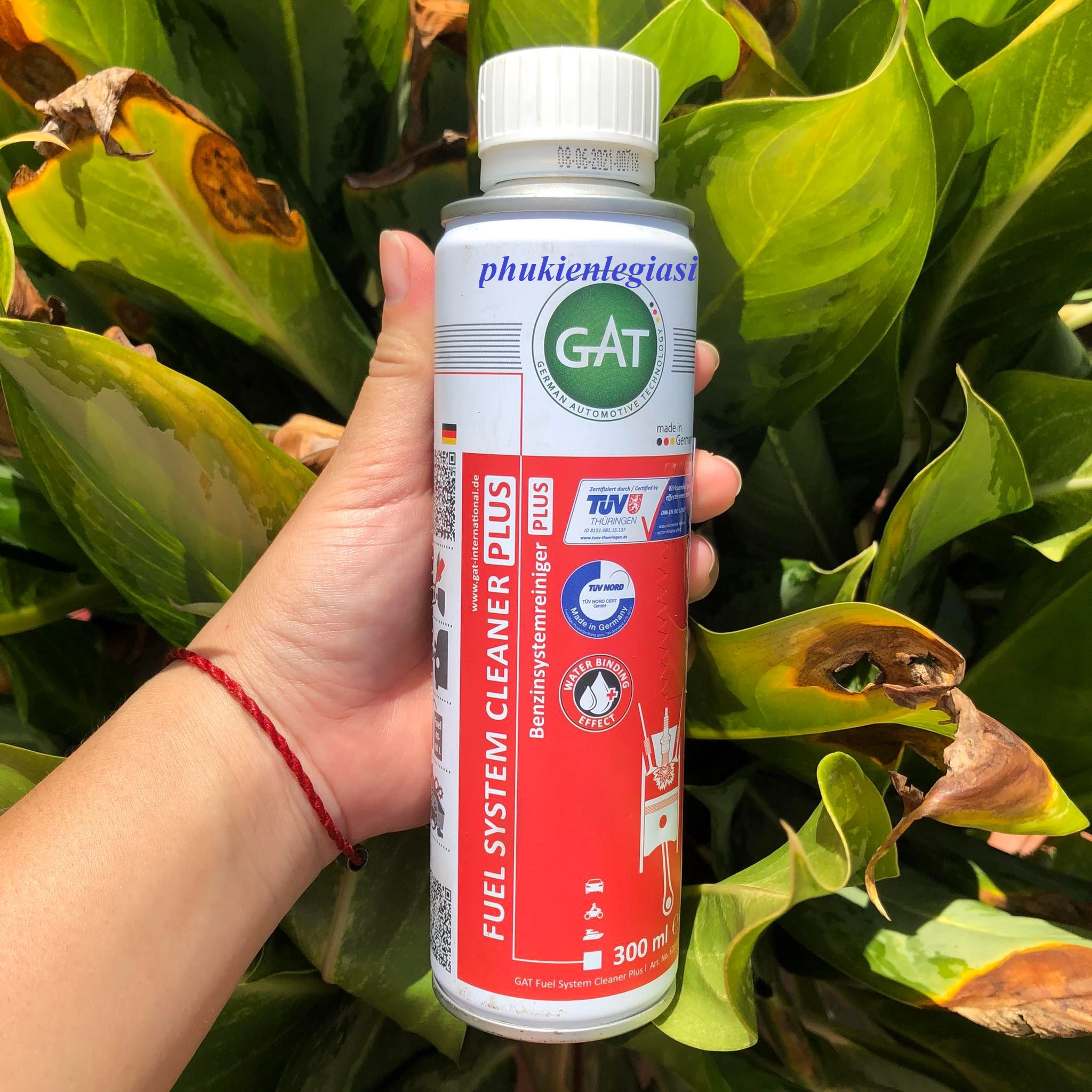 Súc béc xăng gat fuel system cleaner plus 300ml cho xe oto nhập khẩu đức