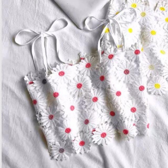 🔥Áo croptop Jennie Blackpink 2 dây có lớp lót- 2 ảnh thậtt cuối