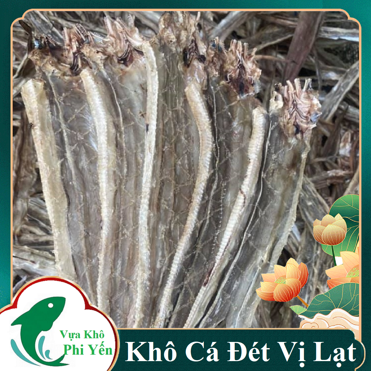 Khô cá đét vị lạt 100% thơm ngon tự nhiên- vựa khô phi yến