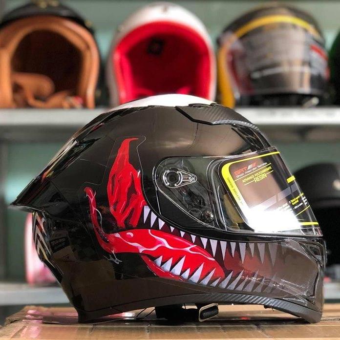 Nón Royal m138B, Roc tem VENOM CỰC ĐẸP, TẶNG TÚI, BAO DÁN TEM, BẢO HÀNH 12 THÁNG