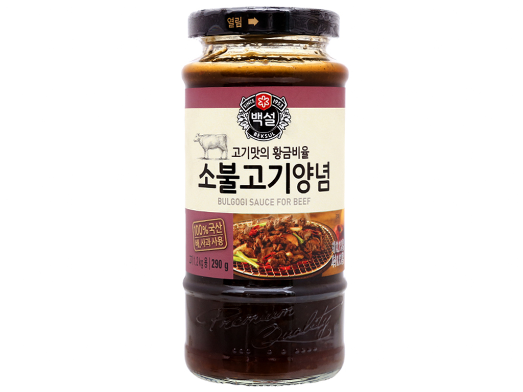 Sốt ướp nướng bulgogi heo cay beksul hũ 290g