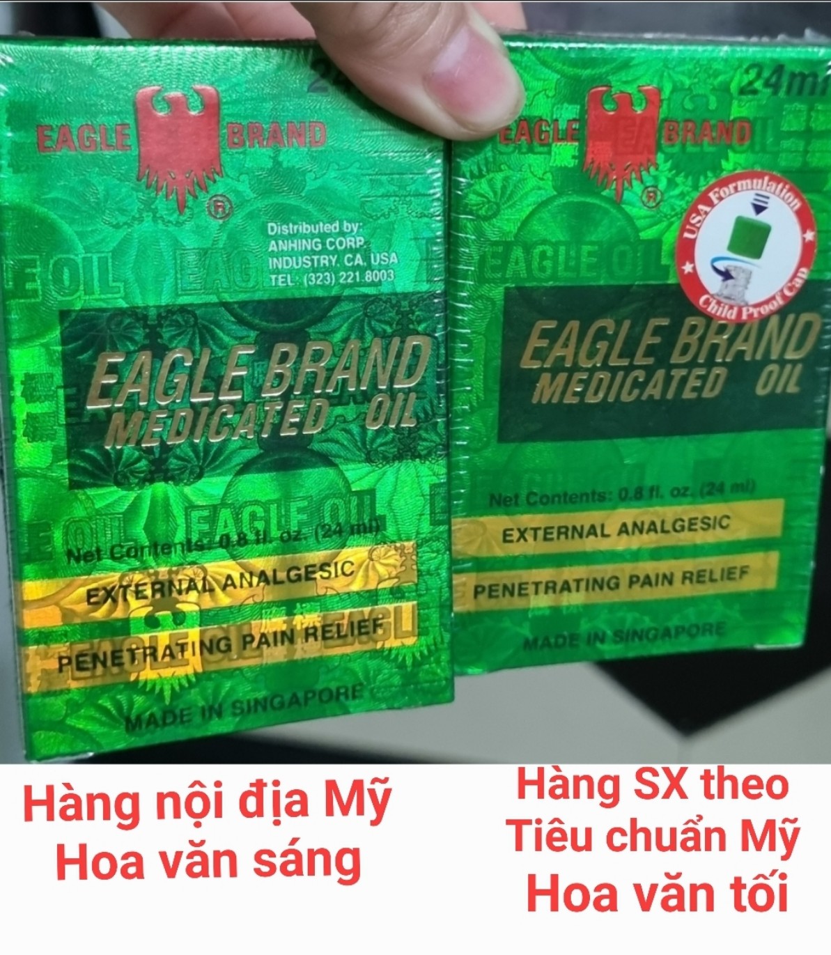 1 dầu gió xanh nội địa Mỹ 24ml