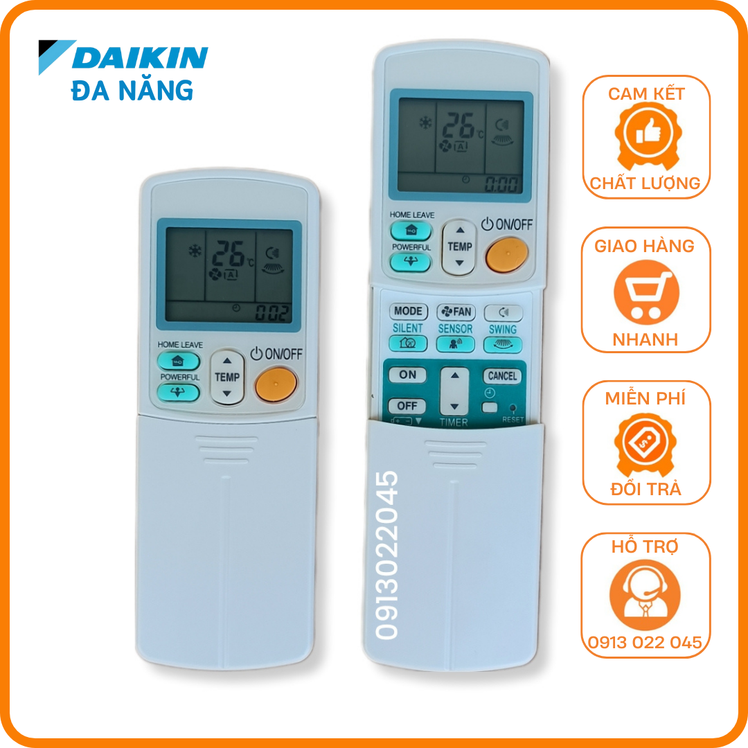 Điều khiển điều hoà daikin đa năng