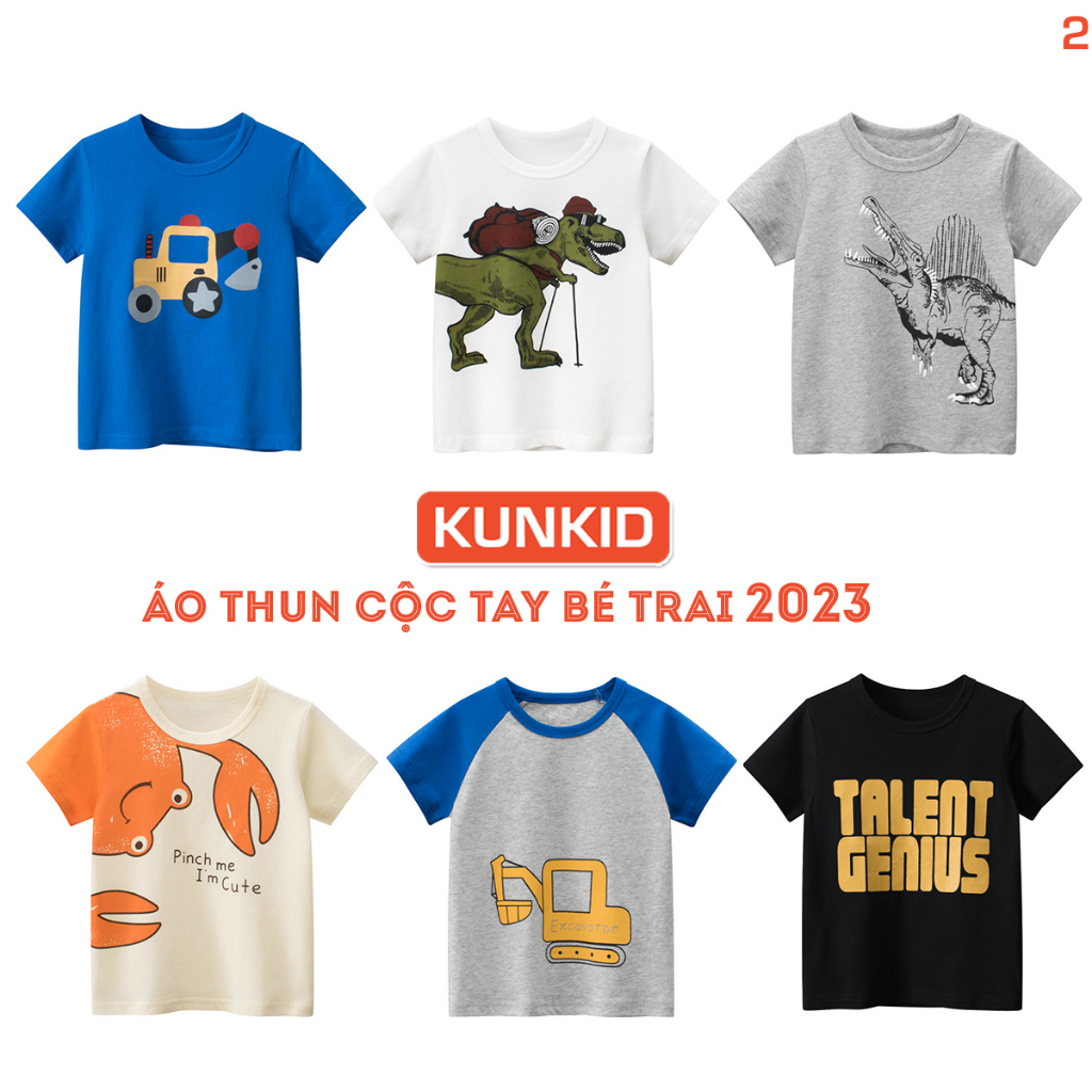 Áo phông bé trai bé gái 27KIDS - Áo thun bé trai Quảng Châu Kunkid