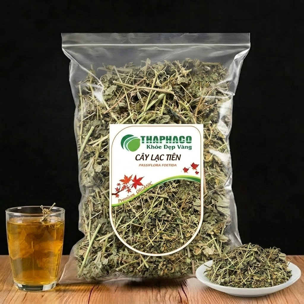 Dried Passionflower Tea, Large Bag, 1kg - Tan Phat Herbal - Specialized for Making Tea to Help Improve Sleep Extremely Effectively
