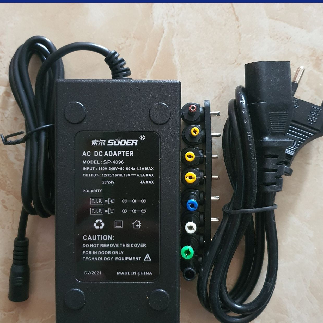 Nguồn adapter đa năng điều chỉnh tốc độ motor 775 550 ( điện áp 12v - 24v 5A). Bảo hành 12 tháng
