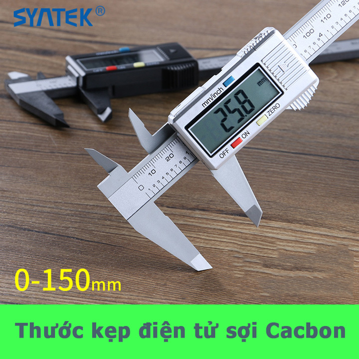 Thước kẹp cacbon 15cm