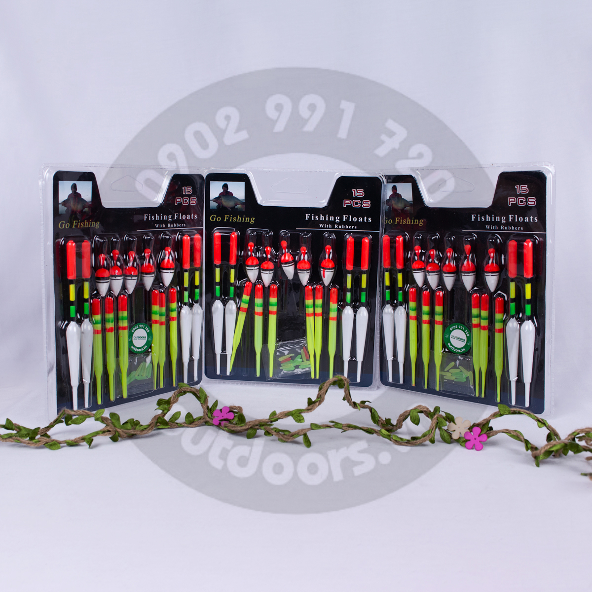 Bộ 15 Phao nổi câu cá Gofishing đủ loại phao