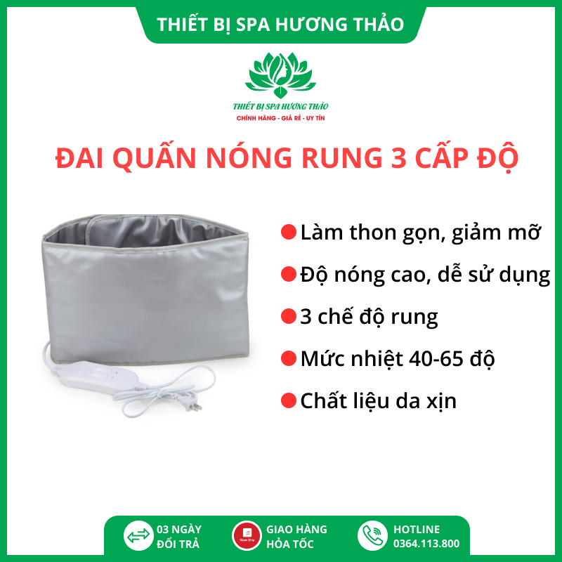 Đai quấn nóng rung 3 cấp độ