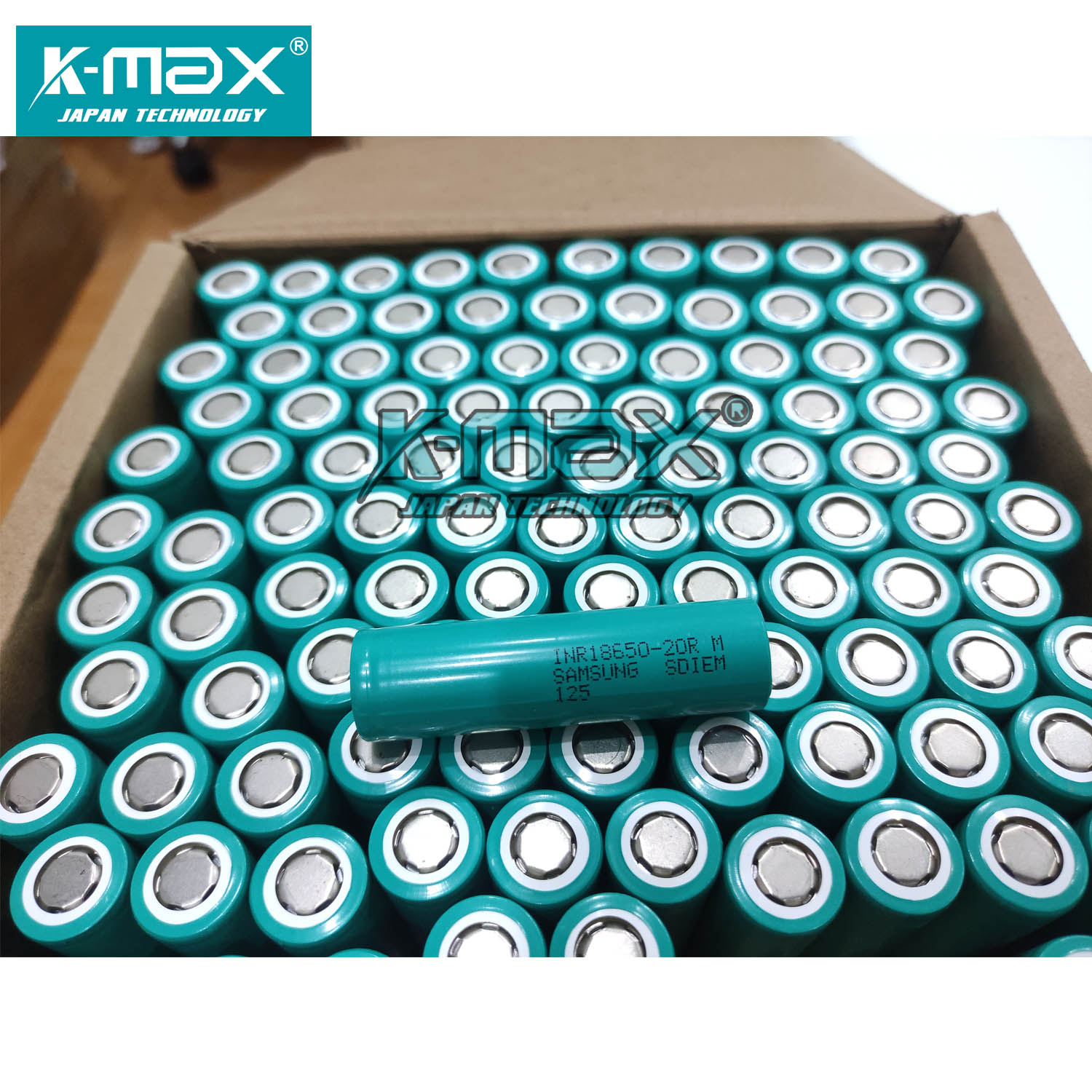 Combo 100 cell pin 18650 samsung 20r - 25r, dòng xả 20a - 25a, dung lượng thực 2000-2500mah, hàng mới 100%