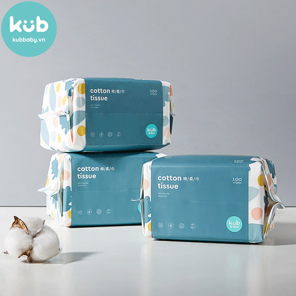Khăn vải khô KUB (hộp 100 miếng)