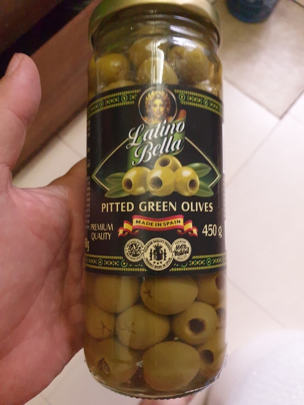 Trái Ô Liu Xanh Không hạt Latino Bella (450g)