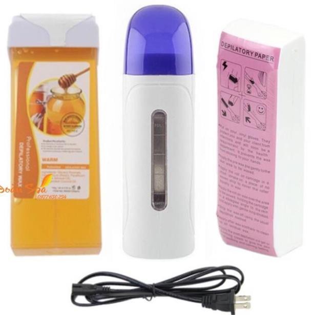 Bộ máy wax lông & sáp wax depilatory