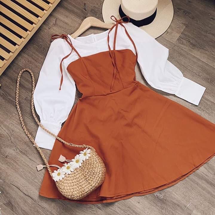 Set yếm váy nữ yếm và áo thun #setyemvay