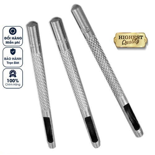 Đinh đục lỗ thắt lưng da nam đường kính 3.5 mm cây dùi bạch kim cao cấp