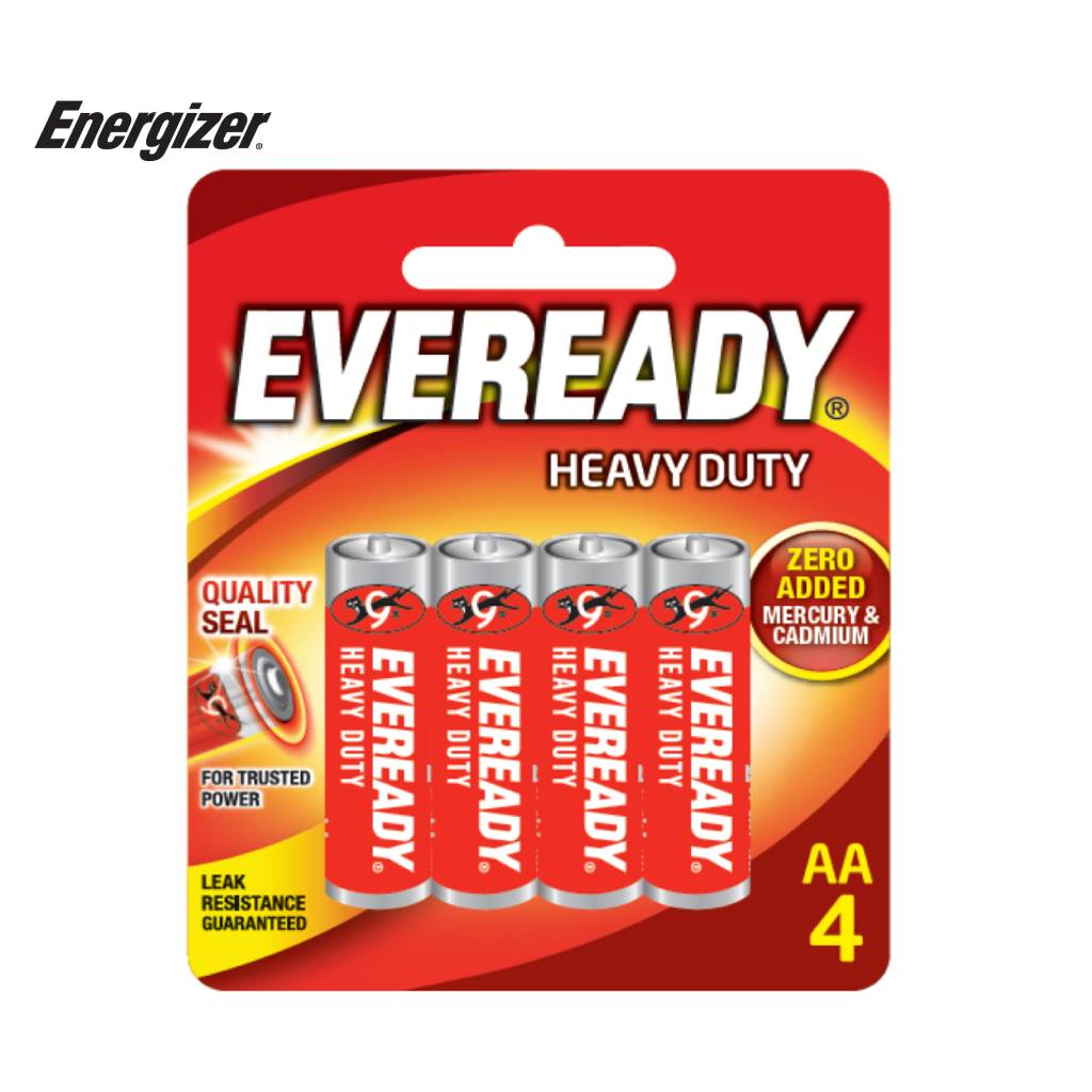 Vỉ 4 viên pin aa eveready heavy duty 1015 sw4 aa - 100233583