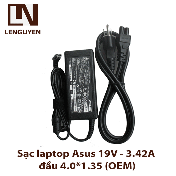 Adapter laptop Asus 19V – 3.42A chuyên dùng cho các loại laptop Asus