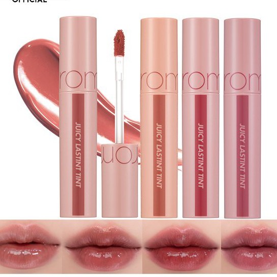 Son Tint lì cho môi căng mọng Hàn Quốc Romand Juicy Lasting Tint