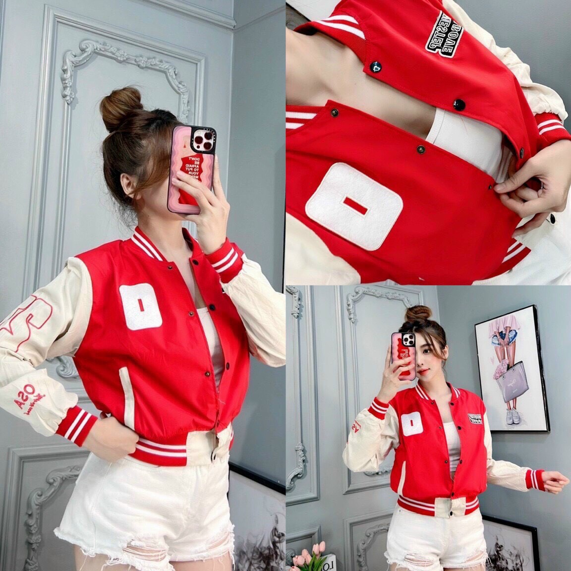 Áo khoác dù nữ áo khoác dù teen form chuẩn vải đẹp, áo khoác nữ chống nắng