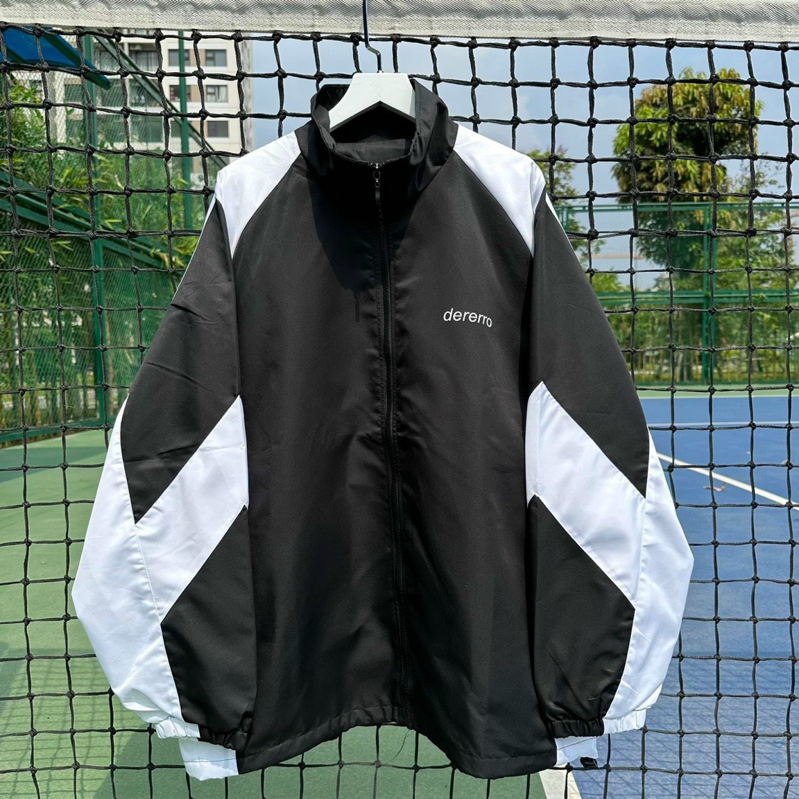 Áo khoác dù dererro nam nữ form rộng cổ đứng chất liệu dù gió 2 lớp cao cấp đang hót hiện nay _ DOMEN AK 95