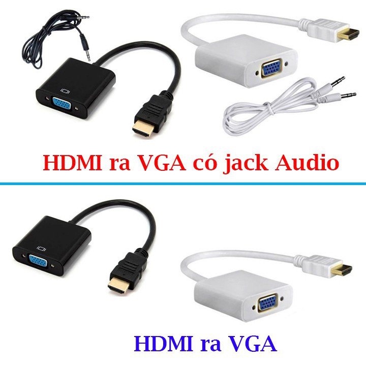 Cáp chuyển đổi hdmi sang vga, cáp hdmi to vga ,dây hdmi to vga , dây máy chiếu