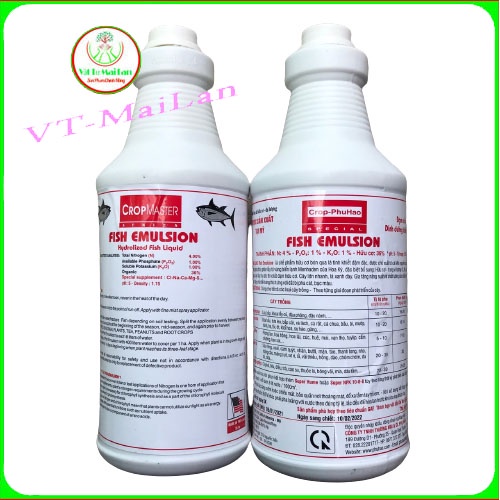 Phân cá cô đặc của mỹ fish emulsion dùng tưới rau, phun lan, bón hồng, hoa cây cảnh
