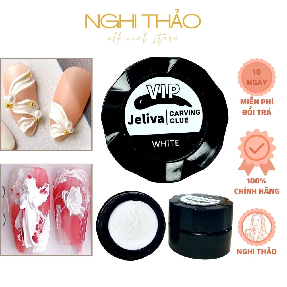 Gel nặn hoa không cần lưu huỳnh jeliva nghi thảo hũ 8g