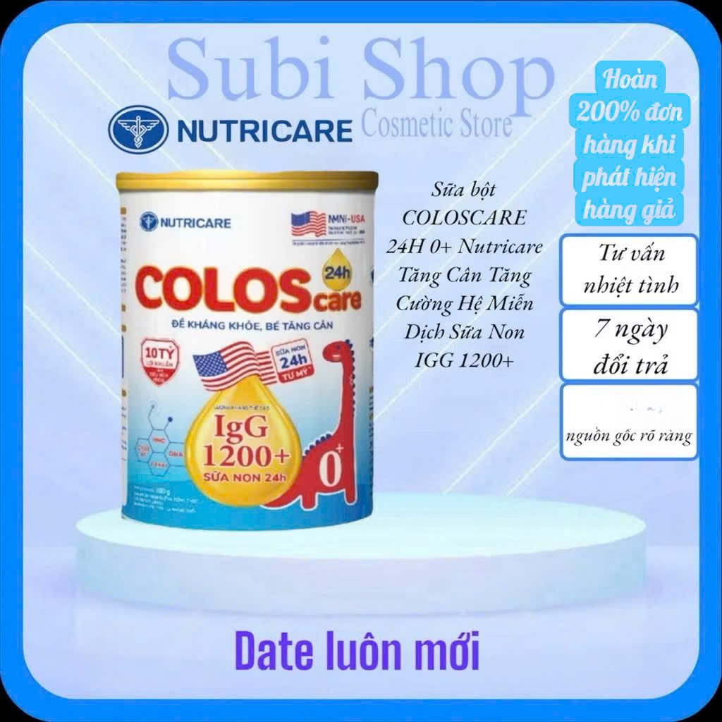 Sữa Bột Nutricare ColosCare 0+/1+/2+ 800g Tăng Cường Hệ Miễn Dịch
