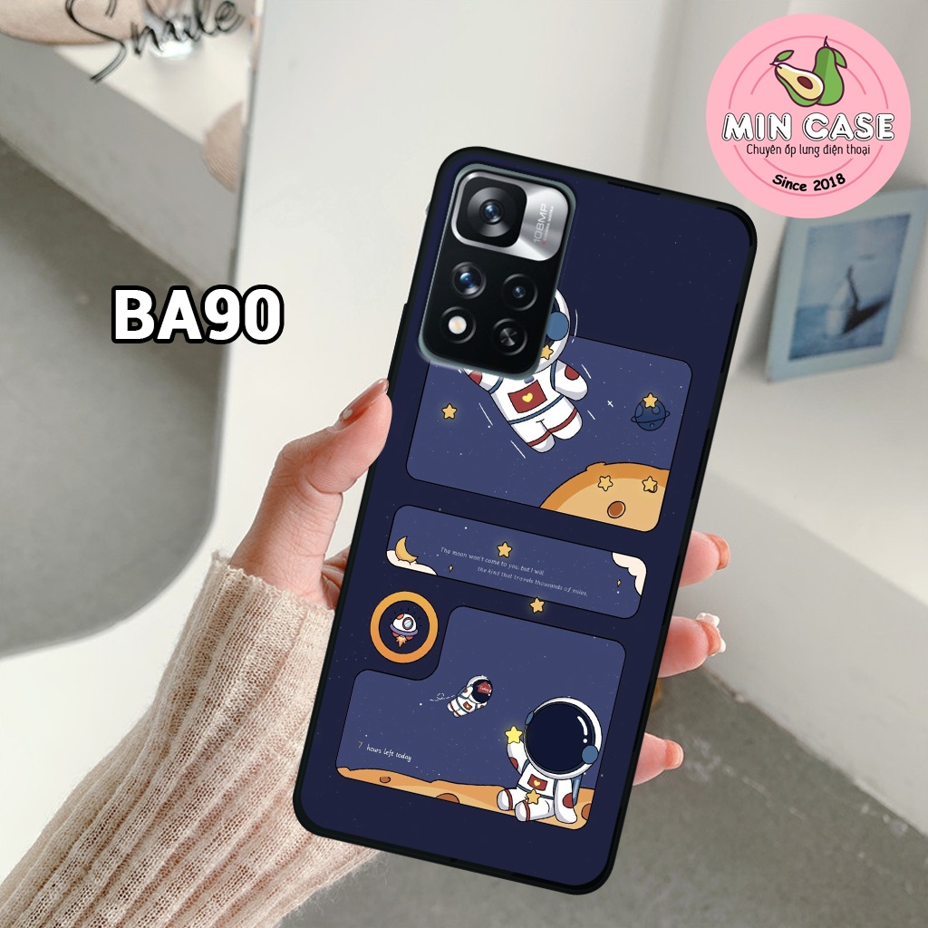 Ốp lưng xiaomi redmi note 11/ note 11 pro/ note 11 pro+ - ốp lưng xiaomi in hình vũ trụ, phi hành gia độc đáo